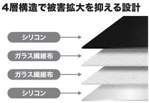 ワイヤレス充電バッテリーの収納にも対応