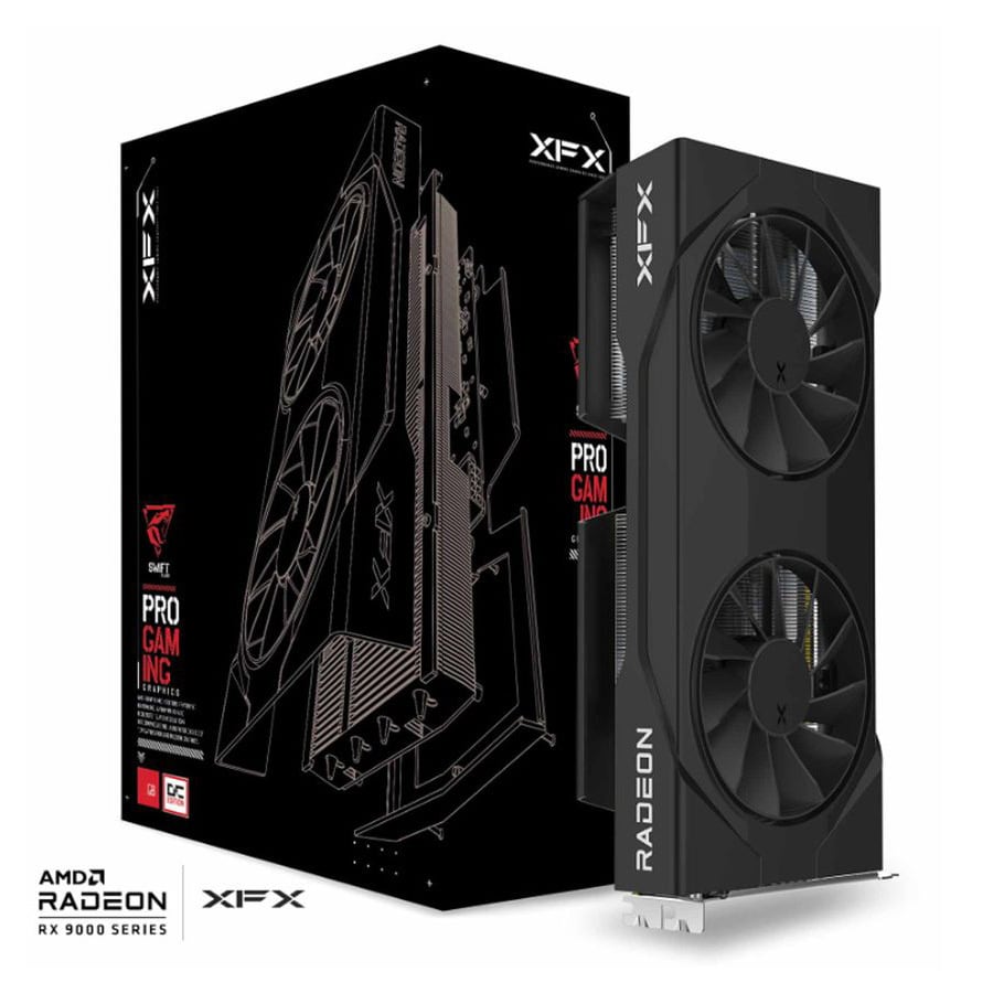 XFX Swift AMD Radeon™ RX 9060 XT OC with 16GB