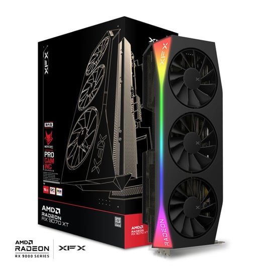 XFX Mercury AMD Radeon™ RX 9070 XT OC Gaming Edition