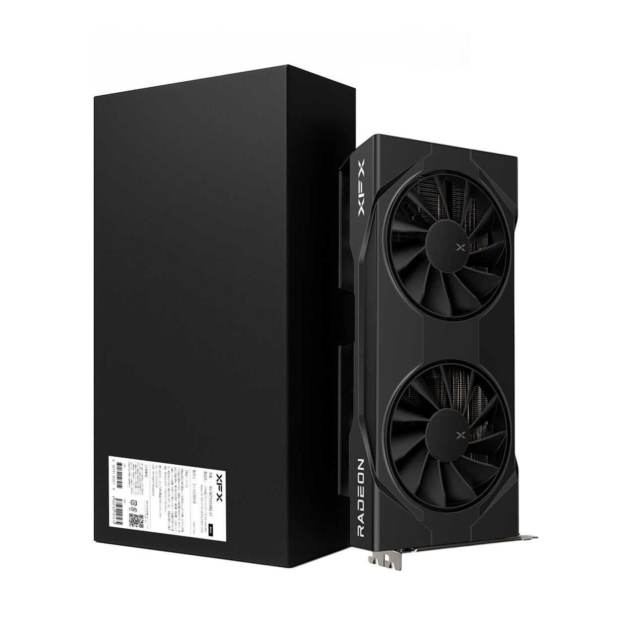 XFX Swift AMD Radeon™ RX 9060 XT OC Gaming Edition ダブルファン ブラック16GB【ブラックパッケージ】