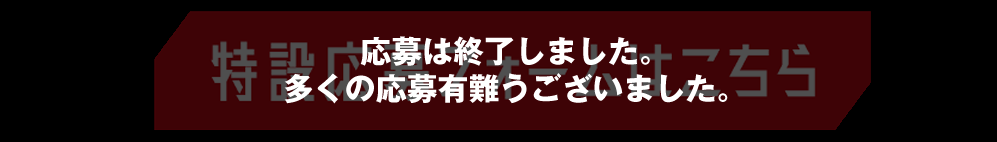 特設応募は終了しました。